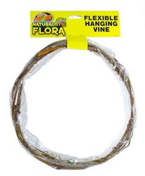 Zoo Med Naturalistic Flora Flexible Hanging Vine Black 2.4 oz - size: 2.4 oz