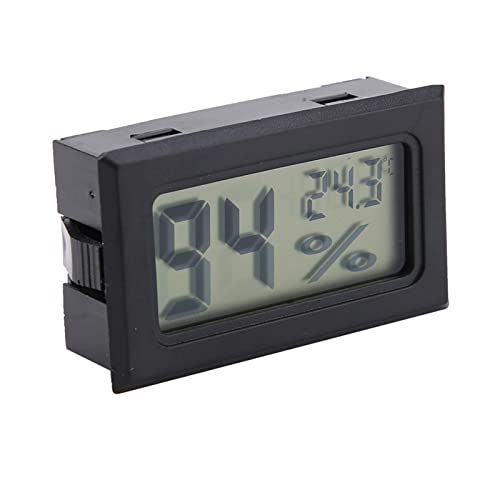 Yinhing YS 11 Digital Meter Temperature Humidity Hygrometer Built in Probe for Accurate Monitoring in Reptile Vivariums Home Office Greenhouse and Grow Room