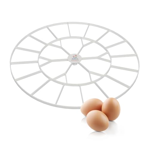 Egg Trays for Nurture Right 360 Egg Incubator - 22 Medium Chicken Eggs Capacity - Durable Hand Washable Egg Keeper for Chicken Goose Turkey Emu