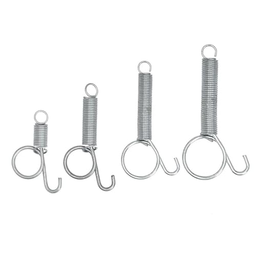 24 PCS Multipurpose Spring Animal Cage Latches Lock Rabbit Door Tension with Hook(75mm) - color: 75mm