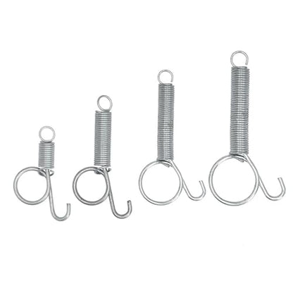24 PCS Multipurpose Spring Animal Cage Latches Lock Rabbit Door Tension with Hook(75mm) - color: 75mm