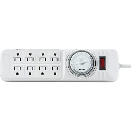 CECOMINOD048975 8 Outlet Power Strip with Timer