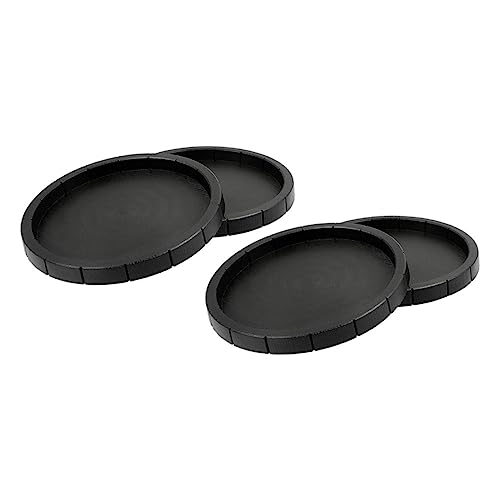 4pcs Reptile Food Bowls Smooth Plastic Drinking Dish for Tortoise Lizard Amphibian Feeding Safe Easy to Clean Water Container for Pets