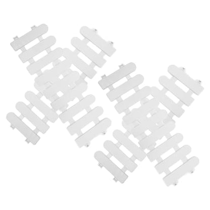 Happyyami 4pcs Outdoor Plastic Turtle Playpens Pet Safety Fences Easy to Install Modular Breeding Enclosures for Tortoises and Reptiles