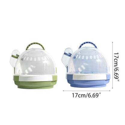 Pet for Hamster Carry Cage Small Animals Portable Travel Cage with Water Bottle Guinea Pigs Outgoing Carry Case Travel Pet House for Outdoor