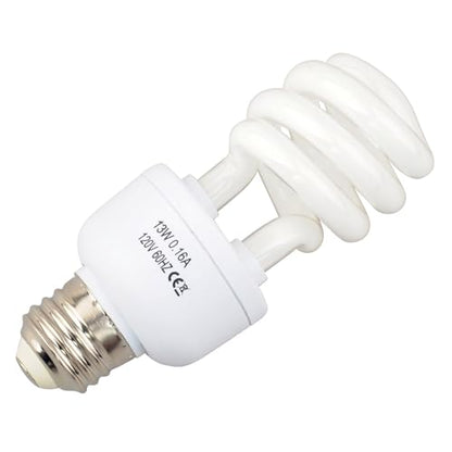 LUCKY HERP 5.0 UVB Fluorescent Bulb,Terrarium Lamp for Tropical Reptiles,E26,Screw Thread (13 Watt) - style: 13 Watts