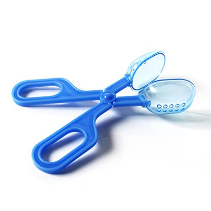 Reptile Feeding Tool Scissors Handle Feeder Tools Bug Feeding Clamp Cricket Tongs for Aquariums Reptiles Snakes Gecko Reptile Cleaning and Feeding