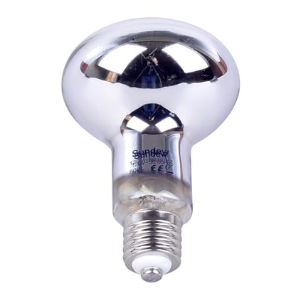 Sundew Mercury Vapor UVB Reptile Lamp 80W, 120V E26 – Coated Glass Soft-Beam UVB (Coated) - color: Coated