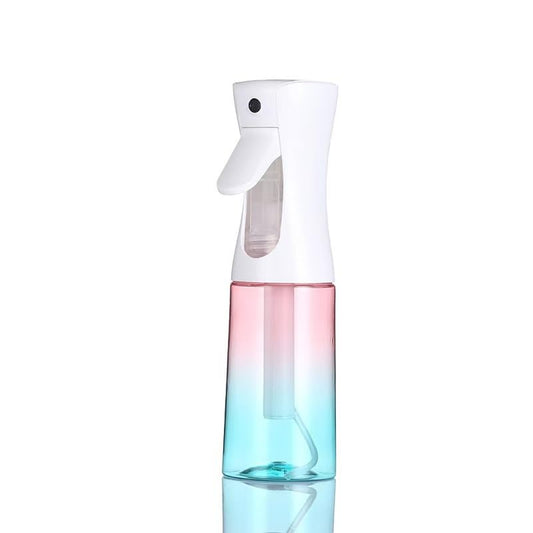 ZALUJMUS Ultra Fine Mist Spray Bottle, 200ml Continuous Sprayer, Plastic Reusable Container for Hair, Travel Size, Hand Wash Care, Sport Theme (Gradient Red Blue) - color: Gradient Red Blue