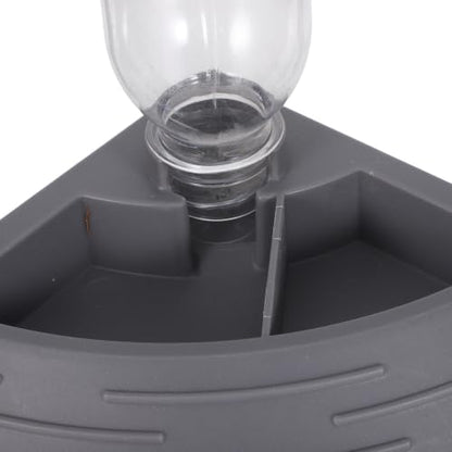 Hemobllo Automatic Reptile Water Bowl for Tortoise and Small Animals with Large Capacity Abs Basin, Detachable Structure, and Automatic Water Supply, for Reptile Tank and Travel Use