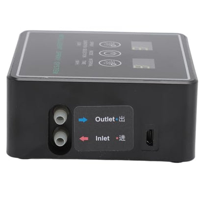 Reptile Misting System, Timer Mist Easy to Simulates Rainfall Automatic Misting System for Office (10m 4 Sprinkler Head)