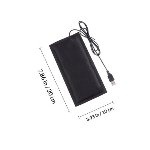 Happyyami USB Powered Reptile Heating Pad Small Under Tank Heat Mat for Tortoise Turtle Snake Lizard Terrarium Flexible Low Energy Consumption