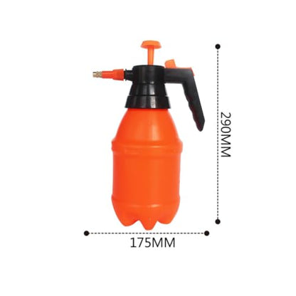 Beavorty 1.5l Orange Plastic Air Pressure Watering Sprayer with Thickened Design and Fine Water Flow for Garden and Plant Misting Random Color