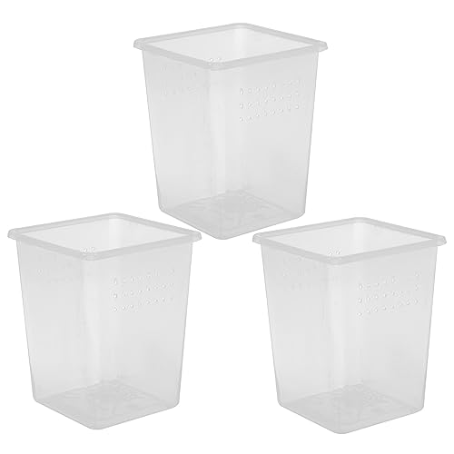 FRCOLOR 6pcs Lightweight Spider Enclosures for Tarantula and Scorpion Habitat Practical Bins Ventilation for Easy Observation and Feeding