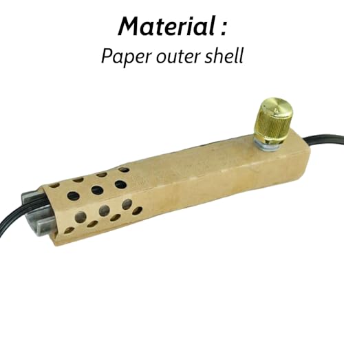 Zing Ear ZE-02 Rotary Dimmer Switch for Floor Lamps Halogen Incandescent LED Lights Bulbs 120VAC 240VAC 500W MAX Part Replacement Kits Repair Tools Paper Outer Shell Easy to Install Durable
