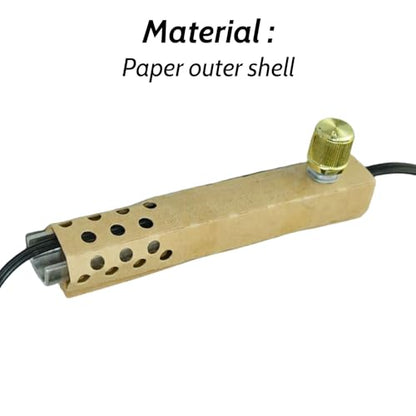 Zing Ear ZE-02 Rotary Dimmer Switch for Floor Lamps Halogen Incandescent LED Lights Bulbs 120VAC 240VAC 500W MAX Part Replacement Kits Repair Tools Paper Outer Shell Easy to Install Durable