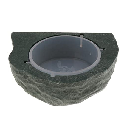 Magnet Gecko Feeder Ledge Single Bowl for Reptile Food and Water Feeding Dish for Lizard Spider Crested Gecko