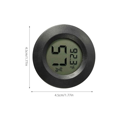 7Pcs Mini Hygrometer Thermometer for Terrarium Digital Humidity and Temperature for Reptile Tanks Compact and Portable Humidity Gauge for Bearded Dragon Accessories