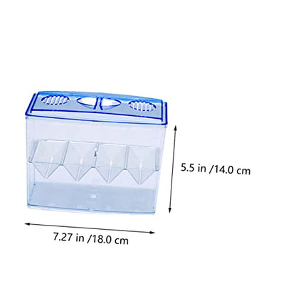 1pc Small Fish Breeding Tank Breathing Freestanding Self-Floating Isolation Box for Hatching and Incubation of Fish Fry