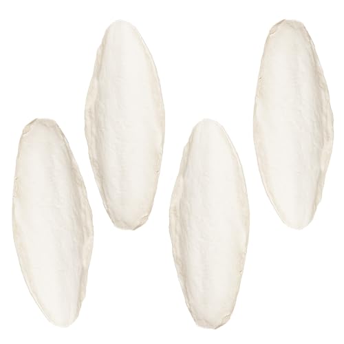 SunGrow 4 Pack Large 6-inch Cuttlefish Bones for Cockatiels, Turtles, Shrimp, Calcium for Beak Trimming, Cuddle Bone for Sharp Beaks, Calcium Block Stone for Egg-Laying Birds