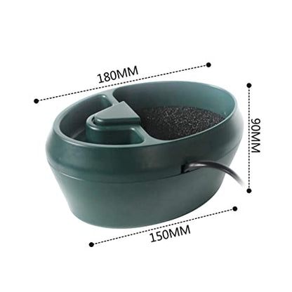 Reptile Water Dispenser Automatic Drinking Pump Circulation Dripper Bowl Nonporous Suitable for Snake Habitat Tortoise Tank