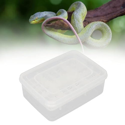 16 Grids Reptile Breeding Box,Reptile Incubator Professional Plastic Reptile Breeding Box Hatching Incubator for Amphibians Snakes Lizards Turtles Tortoises Geckos