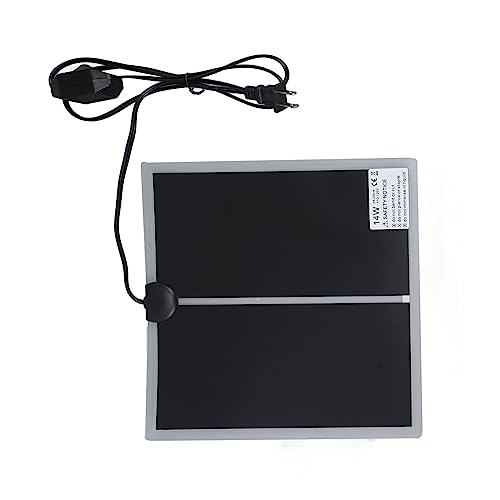 Fdit Reptile Terrarium Heat Pad, Adjustable Temperature Under Tank Heater for Snake Lizard, Watertight PET Heating Mat for Pet Warmth and Comfort (14W) - size: 14W