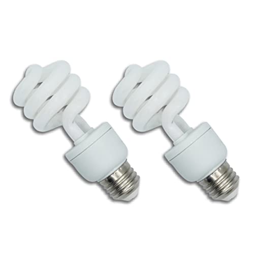 lumenivo UVB Reptile Light 15W 10.0 Desert Terrarium UVB Bulb for Bearded Dragon, Dwarf Monitors, Veiled Chameleons - Simulates UVB from the Sun to Help in Calcium Absorption - 120V - 2 Pack - color: Uvb 10.0, size: 2 Count (Pack of 1)