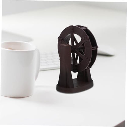 Cabilock Miniature Water Wheel Fountain Accessory DIY Water Circulation Wheel for Fish Tank Indoor Garden Patio Fountain Decoration