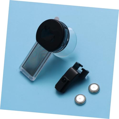 BESPORTBLE Suction Cup Thermometer Hygrometer Combo for Reptile Terrarium Indoor Temperature and Humidity Portable Wall Mountable Black for Home Office Use