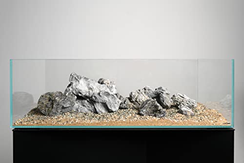 LANDEN Seiryu Stones Natural Rocks (17lbs, 3~11 inches,7-8pcs) for Aquarium, Paludarium, Terrariums, Landscaping Rocks, Aquascaping - size: 06 Seiryu Stones(3-11inch,17lbs)