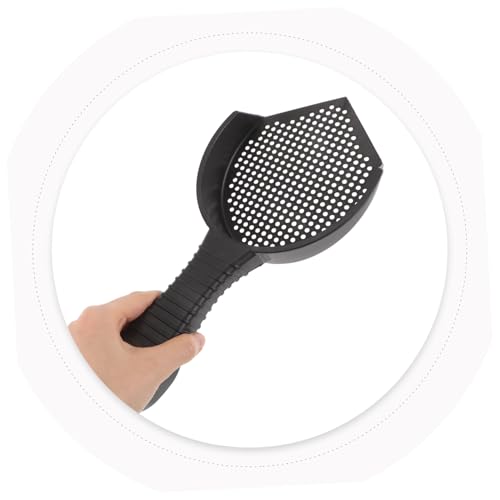Abaodam 2Pcs Cat Litter Scooper Set Durable Plastic Sifting Scoop with Ergonomic Handle for Effortless Cleaning of Litter Boxes and Reptile Terrariums Waste Removal