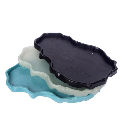 Luminous Reptile Food Bowl,Large Water Dish,Terrarium Bowls, Tortoise Bowl (Black) - color: Black
