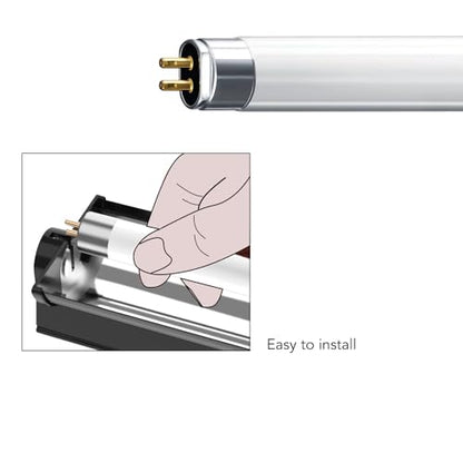 T5 HO UVB Reptile Lamp – High-Output 8W 10.0 UVB Bulb for Reptiles – 12'' Liner UVB Light Ideal for Bearded Dragons, Chameleons & Turtles (8W UVB10.0 T5 Bulb) - size: 8W UVB10.0 T5 Bulb