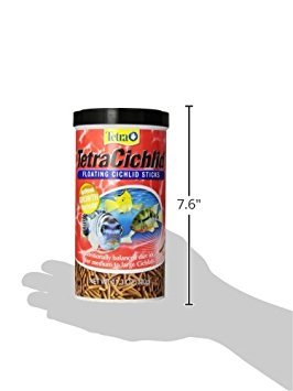 TetraCichlid Floating Cichlid Sticks 11.3 Ounces, Pond Fish Food, Nutritionally Balanced - size: 11.3 Ounce (Pack of 1)