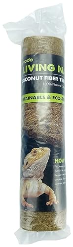 Komodo Fiber Pad | 100% Natural Coconut Fiber Reptile Terrarium Liner | Washable and Reusable| Non-Toxic with No Harmful Chemicals | Fits up to 18" by 36" Tank