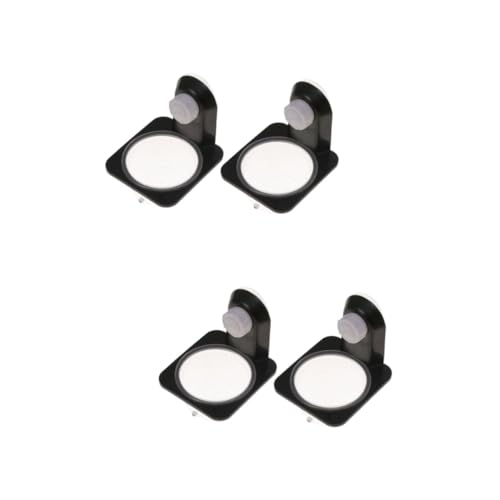 DOITOOL 4pcs Black Reptile Feeding Bowl Water Dish Cup Style for Tortoise Lizard and Other Reptiles Space-Saving Design Easy to Clean and - color: Blackx2pcs, size: Size 5x2pcs
