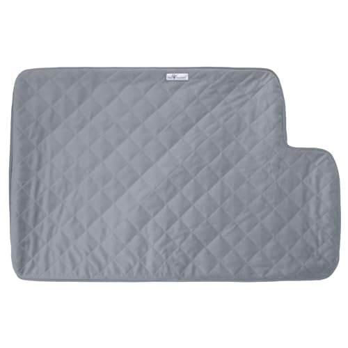 Paw Inspired Fitted Fleece Liner for Ferret Nation, Critter Nation Cage for Ferrets, Rats, Chinchillas, Hedgehogs & Other Small Animals (Gray, Top Pan Liner) - color: Gray, size: Top Pan Liner