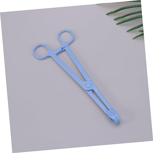 WOONEKY 1pc Plastic Pet Cleaning Grabber Clamp for Reptiles Lizards Birds Material Easy to Use Scissors Design for Safe Waste Removal and