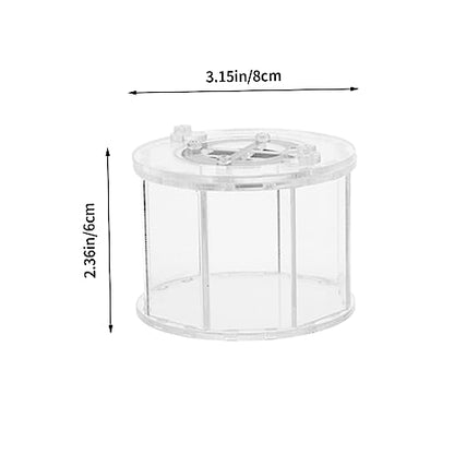 Generic Acrylic Reptile Display Container for Lizards Snakes and Ventilation Lightweight and Portable Feeding Box for Outdoor Use