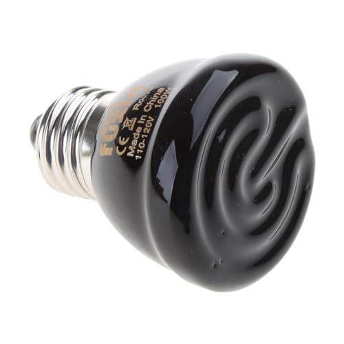 Heater Lamp Ceramic Heating Bulb E27 100W Night Light for Lizards Tortoise Snake Pets Chicken for Broodin Heater Lamp Bulb