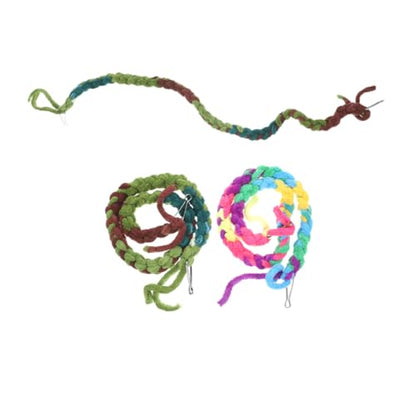 3pcs Climbing Vine Toys for Crabs Reptile Tank Climbing Ropes Rope Ladders Terrarium Decor