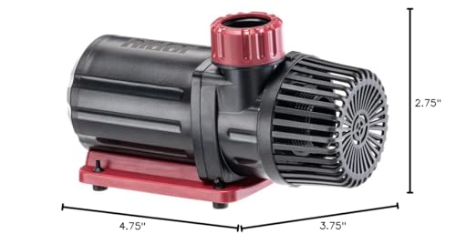 Hydor Seltz D DC Controllable Universal Pump 500 GPH, 750 GPH and 1000 GPH for Aquariums, Reefs, Ponds, Turtles, Terrariums and Fountains, Black (P21111.01) - style: 500 GPH