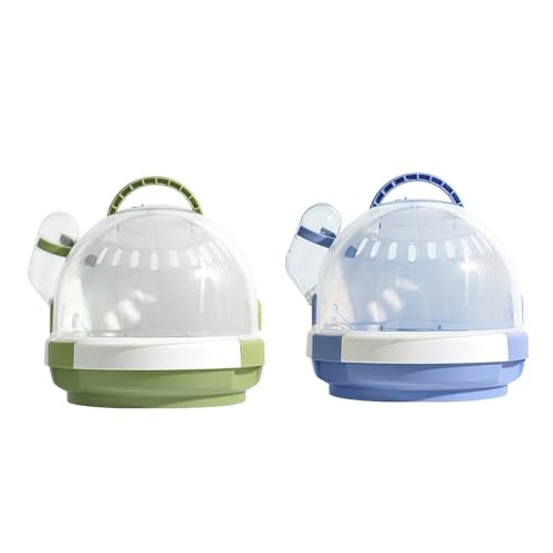 Pet for Hamster Carry Cage Small Animals Portable Travel Cage with Water Bottle Guinea Pigs Outgoing Carry Case Travel Pet House for Outdoor