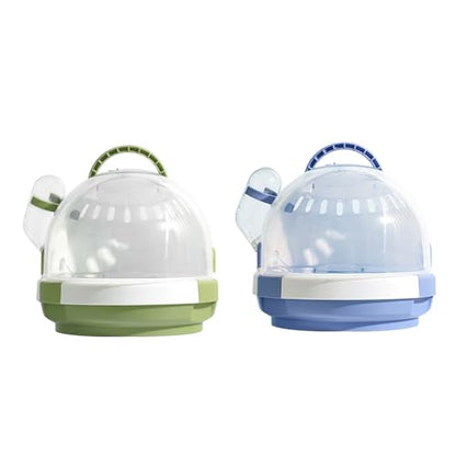 Pet for Hamster Carry Cage Small Animals Portable Travel Cage with Water Bottle Guinea Pigs Outgoing Carry Case Travel Pet House for Outdoor