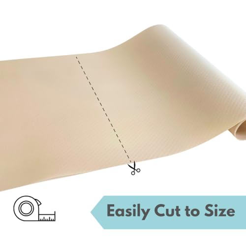 Tank Liner, 17.7" x 59", Reptile Terrarium Substrate Mat Carpet Bedding, Enclosure Liner for Bearded Dragon Leopard Gecko Lizard Tortoise Snake (Beige) - color: Beige