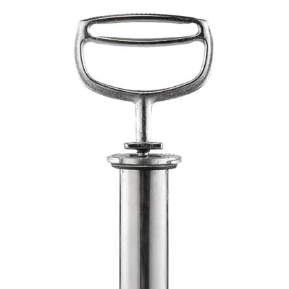 1 Gallon Hand Pump Sprayer, 304 Stainless Steel Garden Chemical Sprayer with Pressure Gauge, Adjustable Nozzle, 13" Sprayer Wand, 3.3ft Hose & Safety Valve