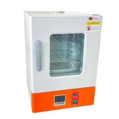 Electric Heating Constant Temperature Lab Incubator 22L 11X11X11Inch Chamber RT-70℃ 110V 60Hz Cabinet Incubator for Reptile Egg Bacterial Culture Seed Germination Medical Science