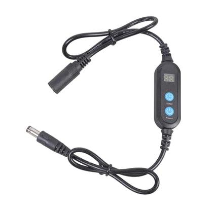 Aquarium Light Timer&Dimmer, 5V 12V 24V Direct Current 48W Auto Away Function for Blowers Fish Cistern Radiances Timing Power Cord for Marinepark Radiances