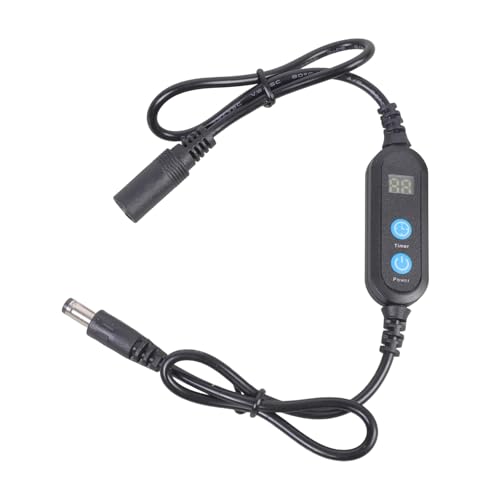 Aquarium Light Timer&Dimmer, 5V 12V 24V Direct Current 48W Auto Away Function for Blowers Fish Cistern Radiances Timing Power Cord for Marinepark Radiances